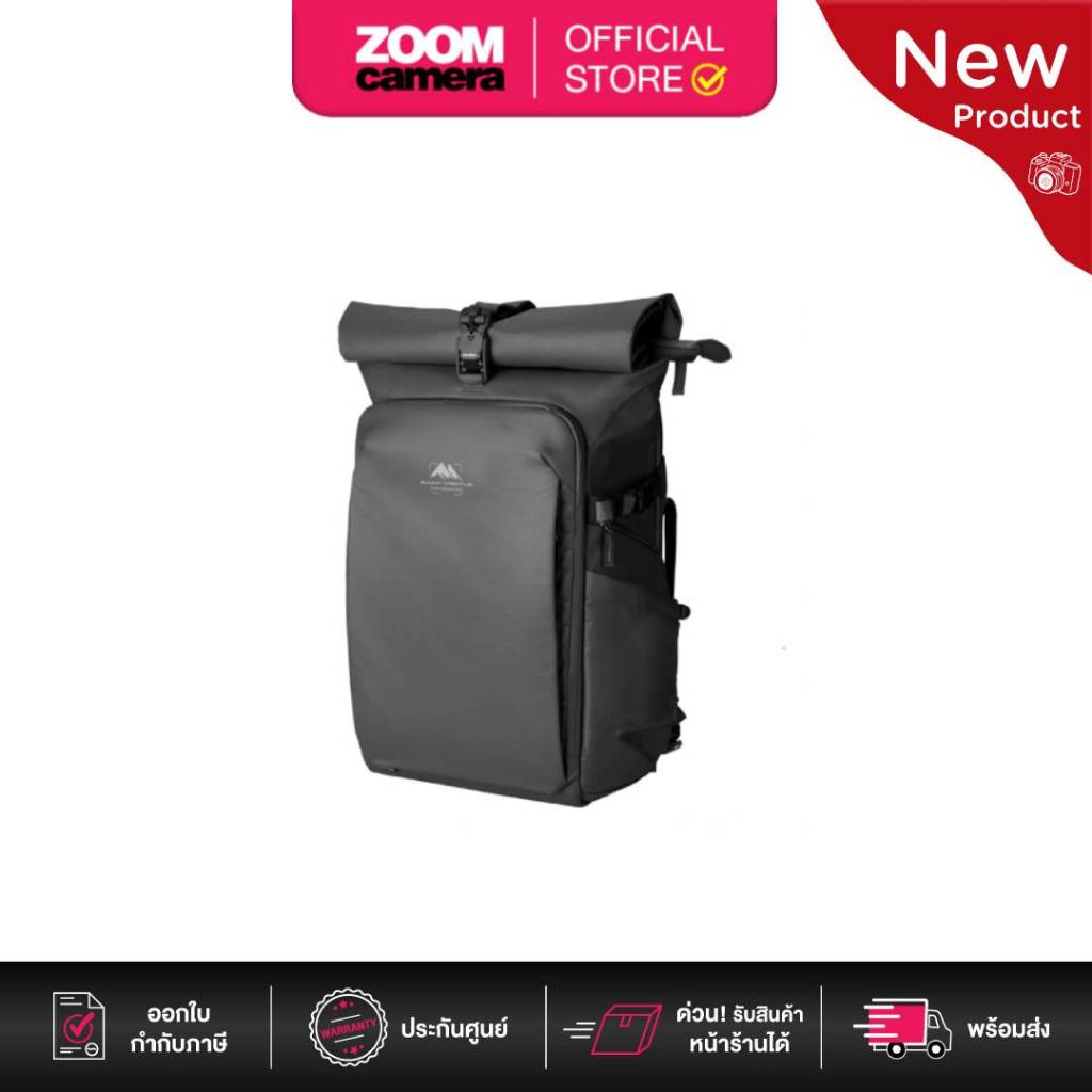 Summit Creative Metropolis Rolltop Backpack - 28L Black (ประกันศูนย์)