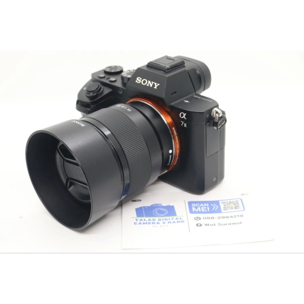 Sony A7 Mark II พร้อมเลนส์Fix 50 mm F 1.8