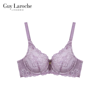 Guy Laroche Lingerie กีลาโรช เสื้อในลูกไม้ ดันทรง Push Up Lace Bra GB7T77 [Love for Mom]