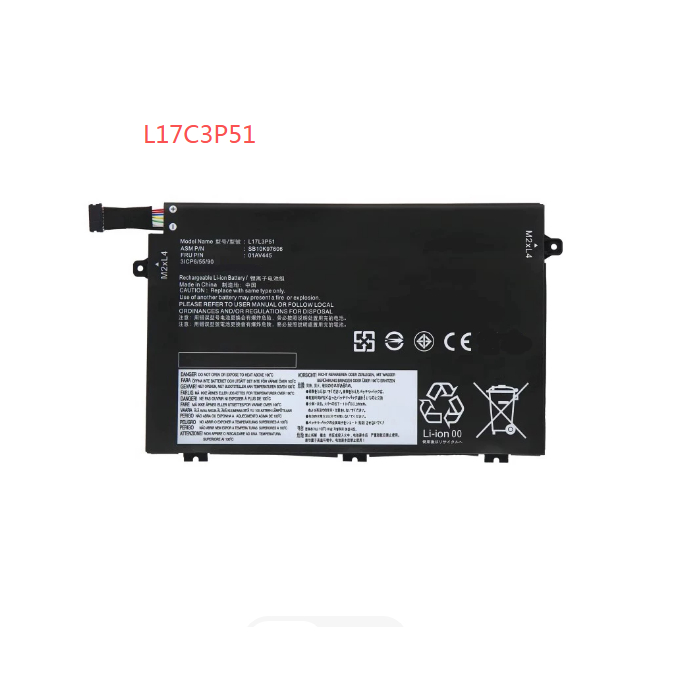 เหมาะสำหรับ✾ Lenovo E480 E485 E480 E490 E590 R480 L17L3P51 / L17C3P51 L17M3P52 ไฟฟ้า