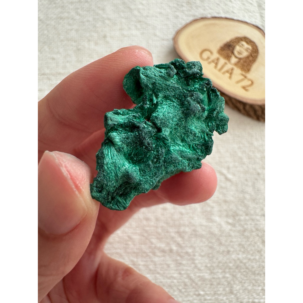 พร้อมส่ง ถ่ายจากสินค้าจริง หินแท้100% ผลึกหินมาลาไคต์ malachite cluster#M44