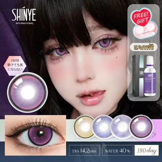 【Purple Series】shinye คอนแทคเลนส์ Seductive Violet/ Dream Purple ตาใหญ่ ลายฮิต ขายดีมาก DIA14.5mm ,HC862-4