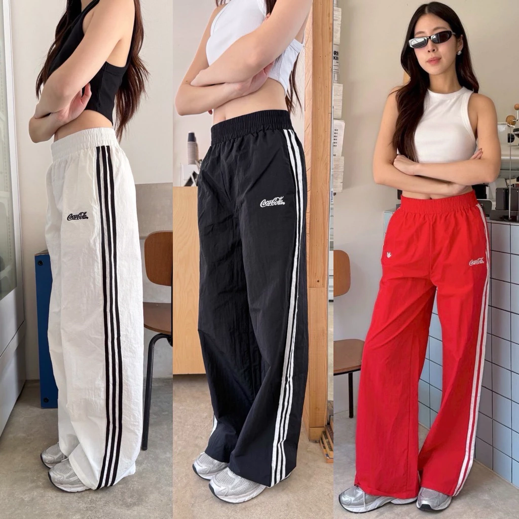 ADS long pant กางเกงขายาว รุ่นใหม่ ชนช็อป ทรงสวยมาก ดีเทลแต่งแถบข้าง