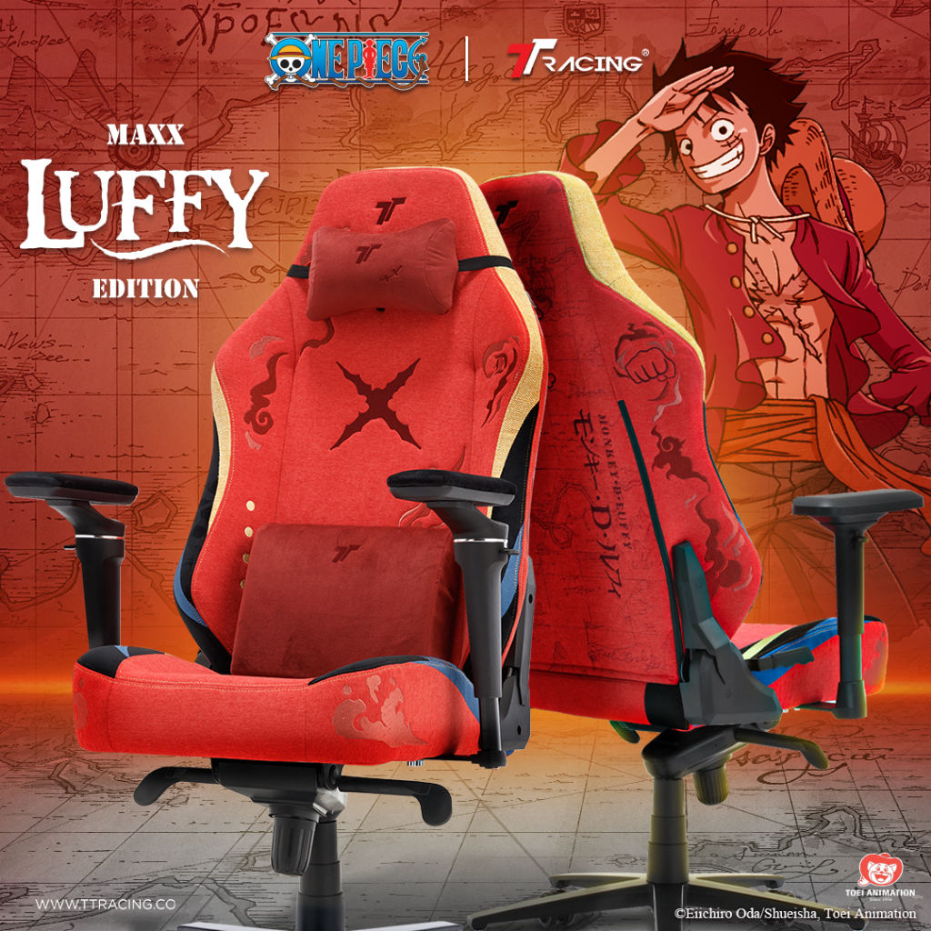 TTRacing Maxx Air Threads Fabric Gaming Chair - Luffy Edition