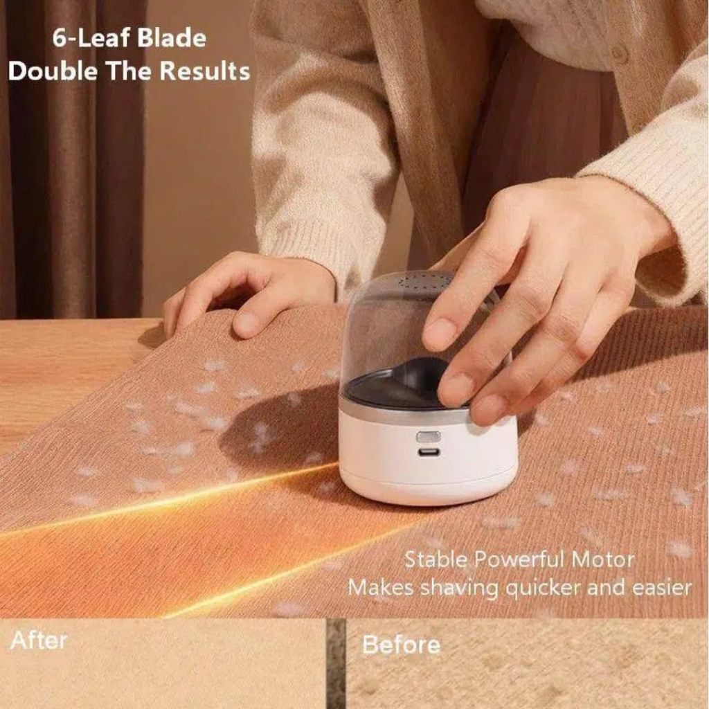Kento Lite เครื่องตัดขุยผ้า เครื่องกำจัดขนบนผ้า ใบมีดสแตนเลส เครื่องกำจัดขนผ้า Electric Lint Remover ชาร์จType-C ไร้สาย รูปที่ 6