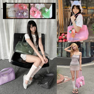 🚚💟พร้อมส่ง🔥Thesummernade_Bag Jellybag🌈TPU ไม่มีกลิ่น ทนทาน Y2K Shoulder/Tote Bag ถือและสะพายไหล่ สินค้าแฟชั่นฮิตฤดูร้อน💓