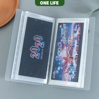 สมุดสะสมการ์ด 3 นิ้ว อัลบั้มเก็บตั๋วรถไฟ ตั๋วเครื่องบิน โปสการ์ด บัตรสะสม