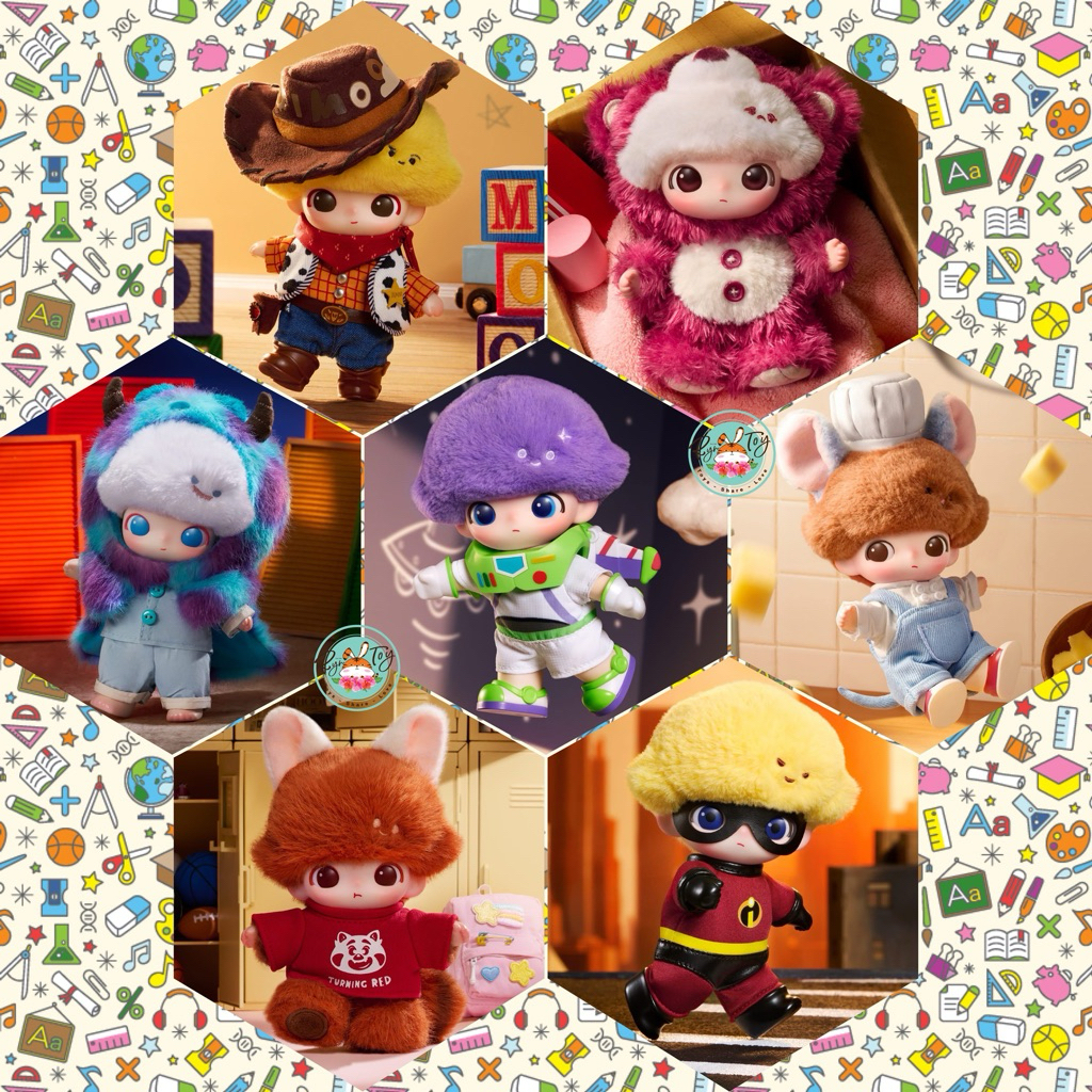 🧡🧡🧡พร้อมส่ง💚💚💚  Dimoo World x Pixar [พวงกุญแจ] **แบบจุ่ม**