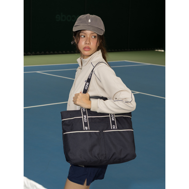 COVE Daytrip Laptop Tote : Court Culture EDT กระเป๋าใส่โน๊ตบุ๊ค / Laptop 15 นิ้ว กระเป๋าสะพายไหล่ ผ้าโพลีเอสเตอร์แคนวาส