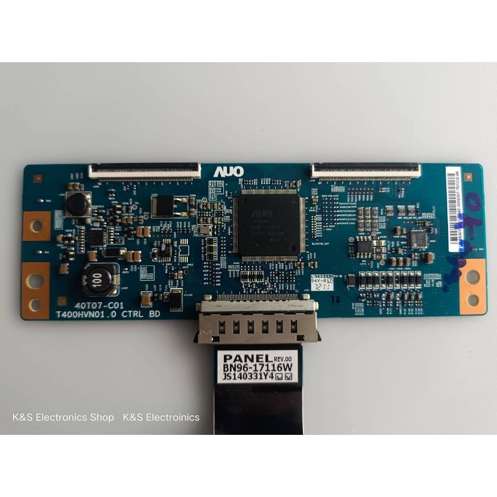 T-Con Samsung UA40EH5000R พาร์ท 40T07-C01 (มี 3 เวอร์ชั่น ให้เทียบบอร์ดก่อนสั่งทุกครั้ง) อะไหล่แท้/ข
