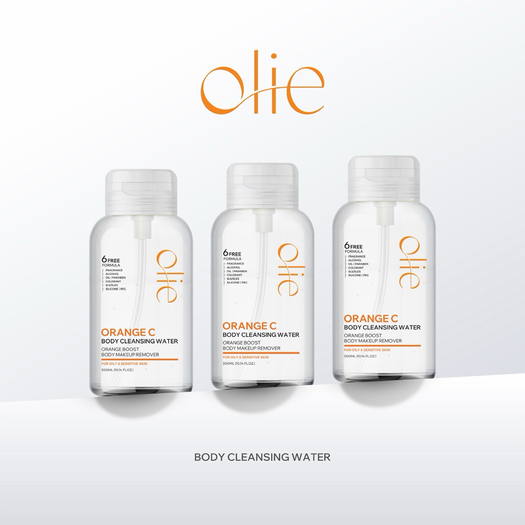 Olie Orange C Body Cleansing Water โอลี่ ออเร้นจ์ซี บอดี้คลีนซิ่ง คลีนซิ่งส้ม 300 ml