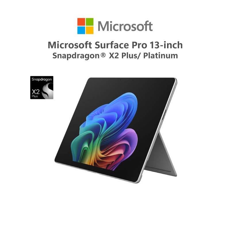 Surface Pro 13-inch/Snapdragon X2 Plus/16GB/256GB/Platinum/Windows 11 Home