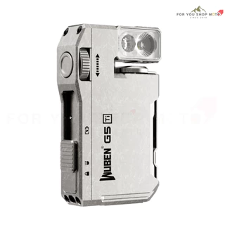 (มีส่งด่วน) WUBEN G5 ไฟฉาย EDC พวงกุญแจ 400 Lumens หัวหมุน 180° ชาร์จ Type-C มีไฟ RGB กันน้ำ IP65