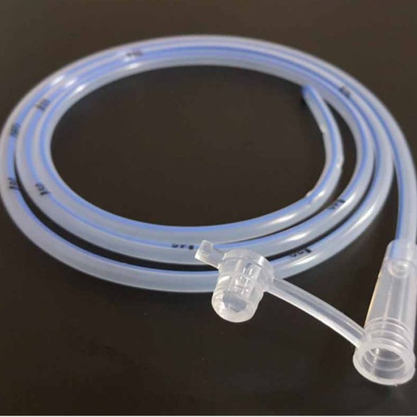 EXP.2029​ มี​ อย. สายสวนจมูก สายให้อาหาร ซิลิโคน Silicone Stomach Tube 120 cm (Be Great)  สายยางให้อาหาร แบบปลายปิด