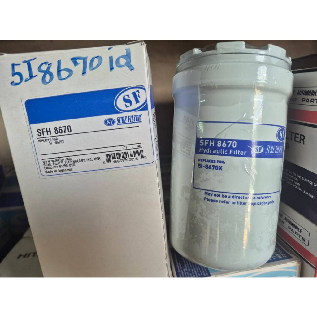 กรองไฮดรอลิค CAT320D 5I 8670 ยี่ห้อ SURE FILTER