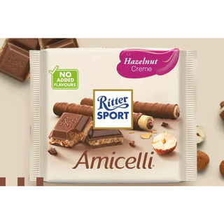 Ritter Sport ริตเตอร์ สปอร์ต 100 กรัม(g.) ** New ล็อตใหม่ ** BBE: 12/2026-06/2027