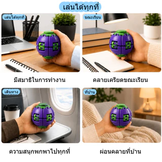 ลูกบอลสปิรัลฟิดเจ็ตหมุน ได้ ของเล่นคลายเครียดสำหรับนิ้ว ของขวัญ สำหรับเด็ก ฟิดเจ็ตสปินเนอร์