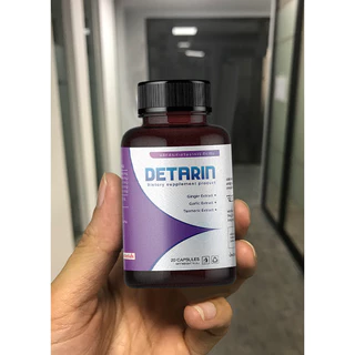 [ซื้อ 3 แถม 1] Detarin ผลิตภัณฑ์เสริมช่วยปรับสมดุลและขับของเสียออกจากร่างกาย (20 แคปซูล)