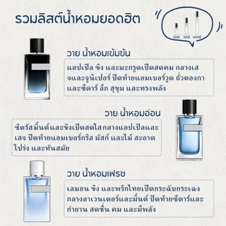 【 ✈สปอตของแท้💯】วาย โอ เดอ Parfum & รา นุยต์ เดอ ล'โฮมม์ EDP|EDT 2ml/5ml/10ml น้ำหอมผู้ชาย น้ำหอมผู้หญิง