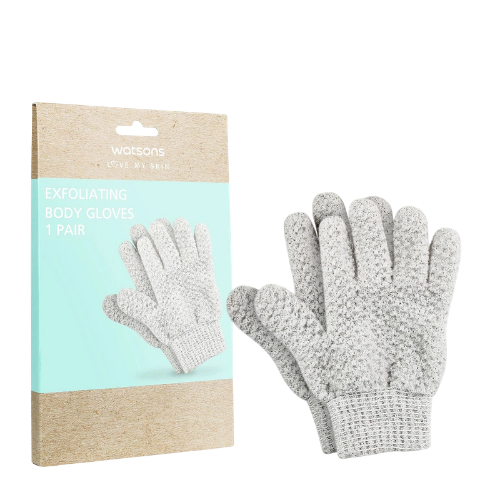 Watsons Exfoliating Body Gloves 1 Pair Watson วัตสัน ถุงมือขัดผิวกาย 1 คู่