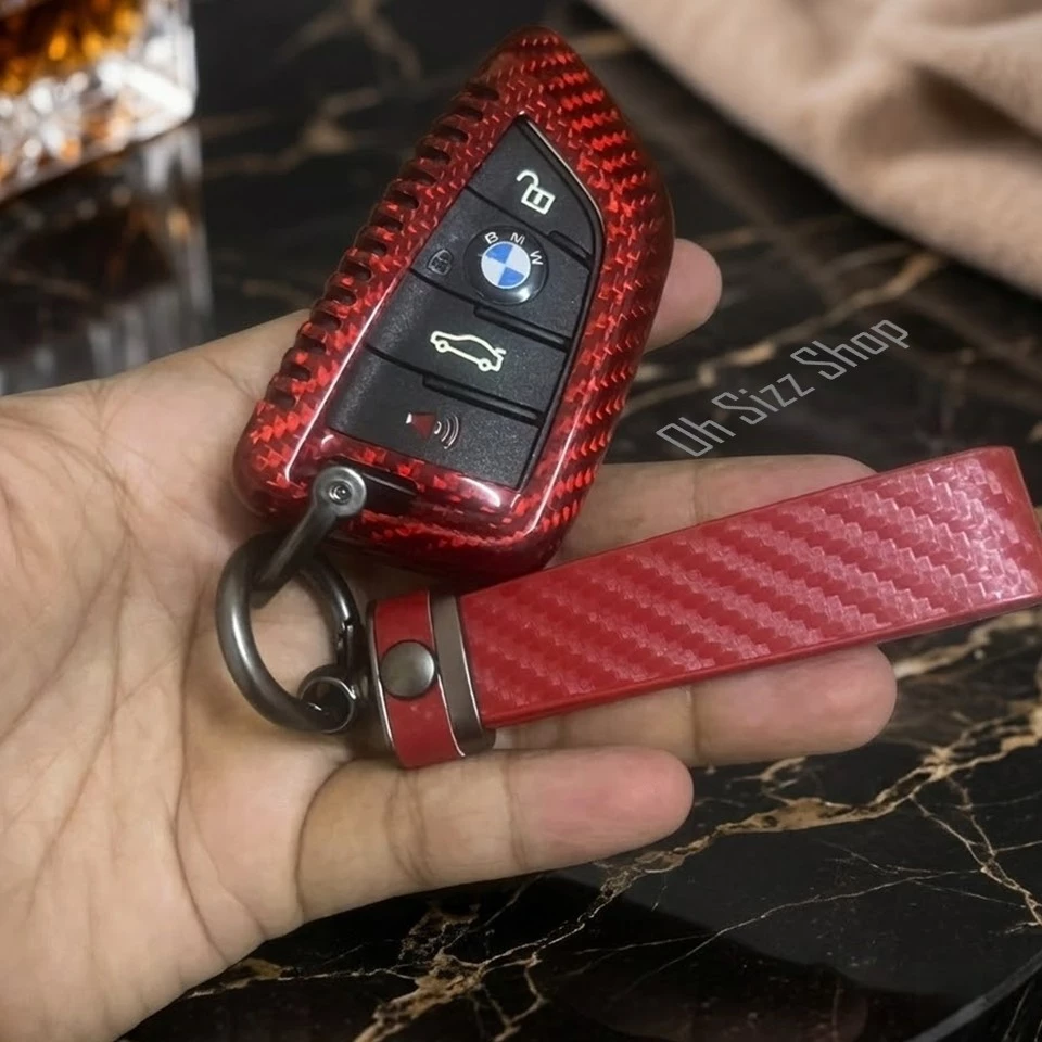 เคสรีโมทรถ BMW Blade คาร์บอนไฟเบอร์แท้  T-Carbon แถมแผ่นใส Transparent TPU ครอบปุ่ม  Top Product ; Carbon Fiber Key Case thumbnail 10