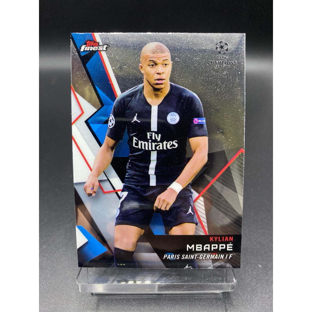 การ์ดฟุตบอล ⚽️ Kylian Mbappé | 2018-19 Topps Finest UEFA Champions League 🇫🇷 (France)