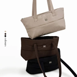 [RATTIYA BANGKOK] Small Maison Puffer Tote/ 3 colors กระเป๋านุ่มนิ่ม น้ำหนักเบา กระเป๋าผ้ากันน้ำ ทรงสวย สะพายไหล่