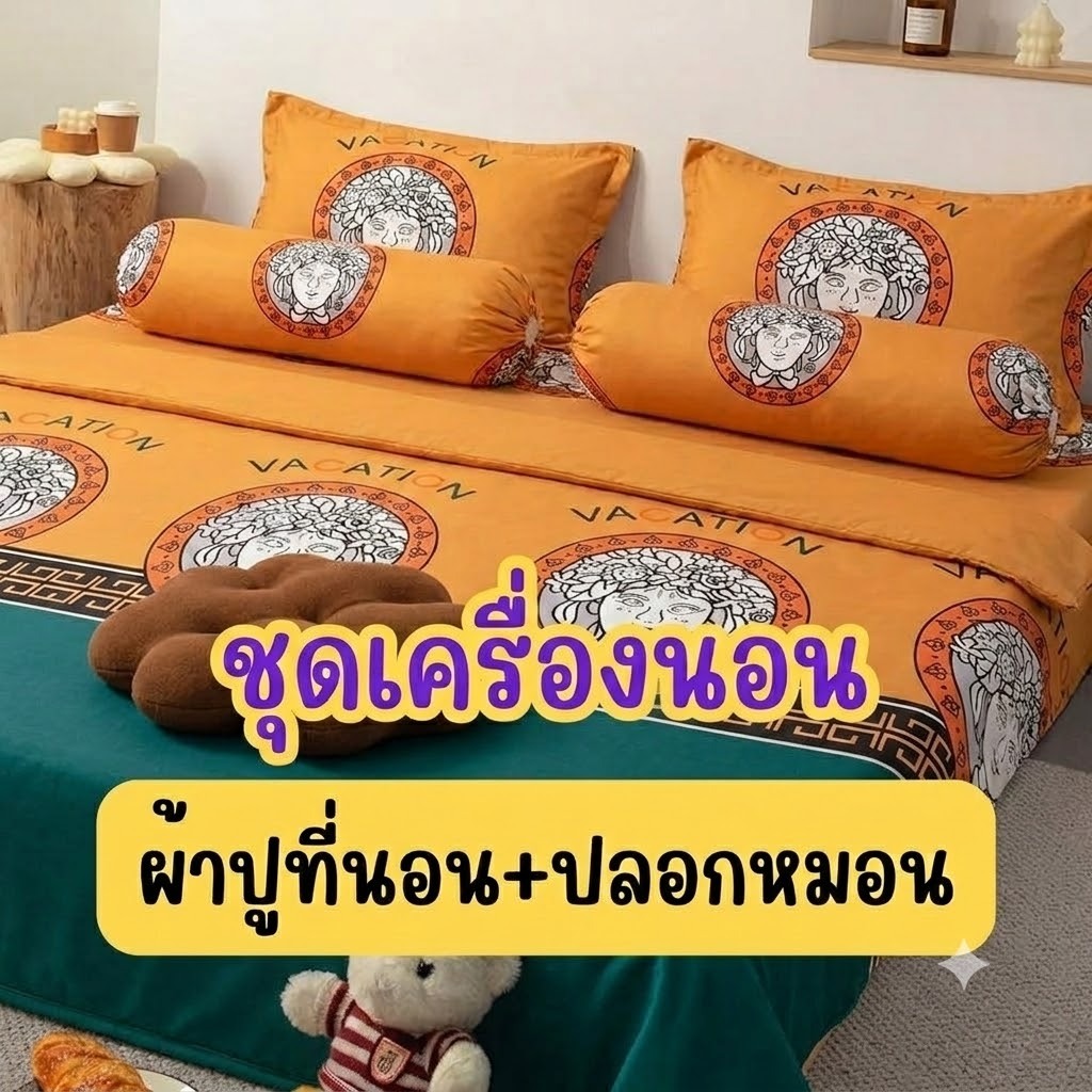 ปลอกหมอนนอน 360 องศาคละสีดำคละ 3.5-6 ฟุต