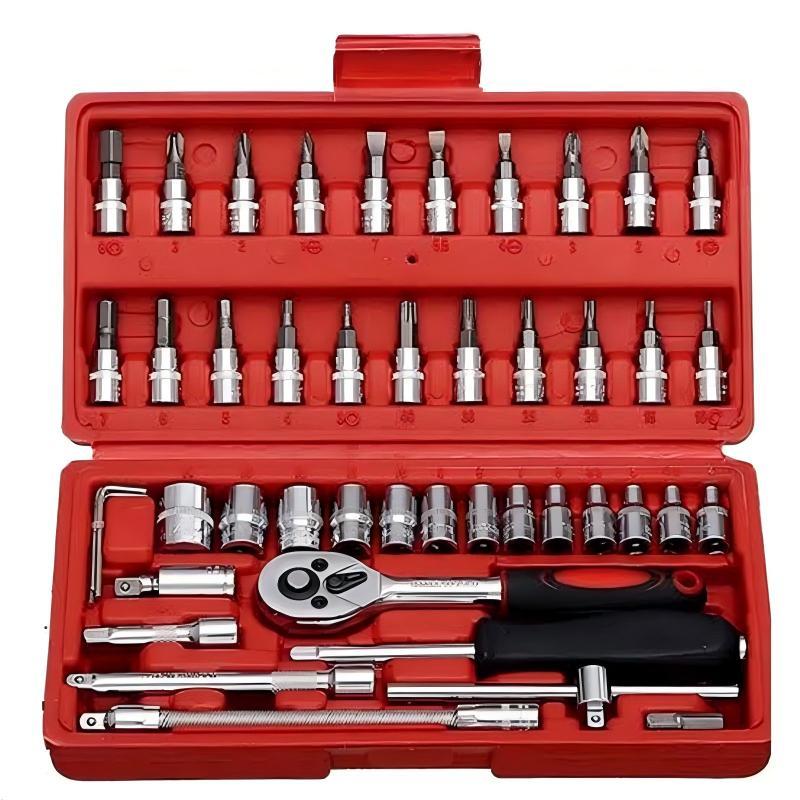 HEXMA ชุดเครื่องมือ ประแจ ชุดบล็อก 46 ชิ้น Socket