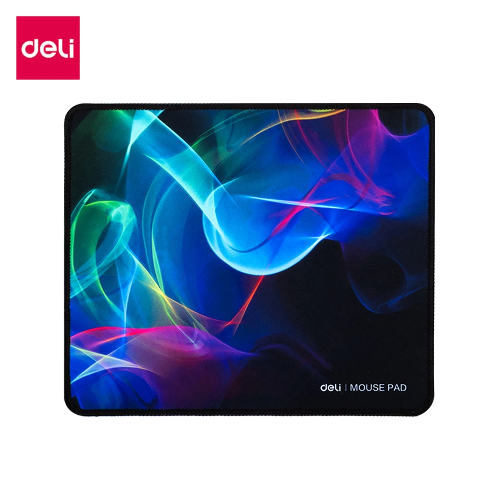 Deli แผ่นรองเมาส์ แผ่นรองเมาส์เกมเมอร์ ที่รองเมาส์ หนา 3 mm เลื่อนลื่นสบาย Mouse Pad