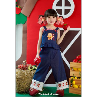 Thelandofvava 🐻LOOK10 - VNXI2380 เซ็ตยีนส์เด็ก 🐻 VAVA Sweet Orchard🧺 ลิขสิทธิ์แท้จาก vava