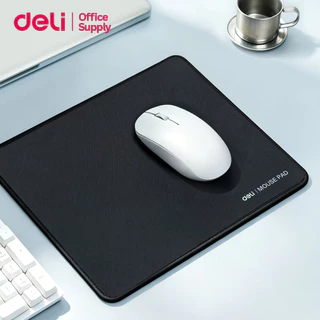 Deli แผ่นรองเมาส์ แบบยาว ฐานยางกันลื่น รองรับคีย์บอร์ดและเมาส์ สำหรับโต๊ะทำงานและเกมมิ่ง Mouse Pad