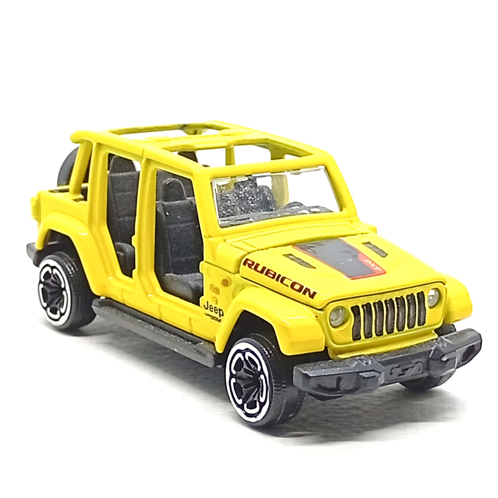 Majorette Jeep Wrangler 4XE สีเหลือง สเกล 1/64 (8 cm) ไม่มี Package