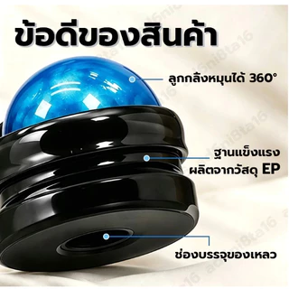 ฟรี! ลูกบอลนวดเย็น 360° แช่เย็น/แช่น้ำร้อนได้ ลูกบอลประคบเย็น Ice Roller นวดคลายกล้ามเนื้อ ออฟฟิศซินโดรม ปวดคอ บ่า ไหล่