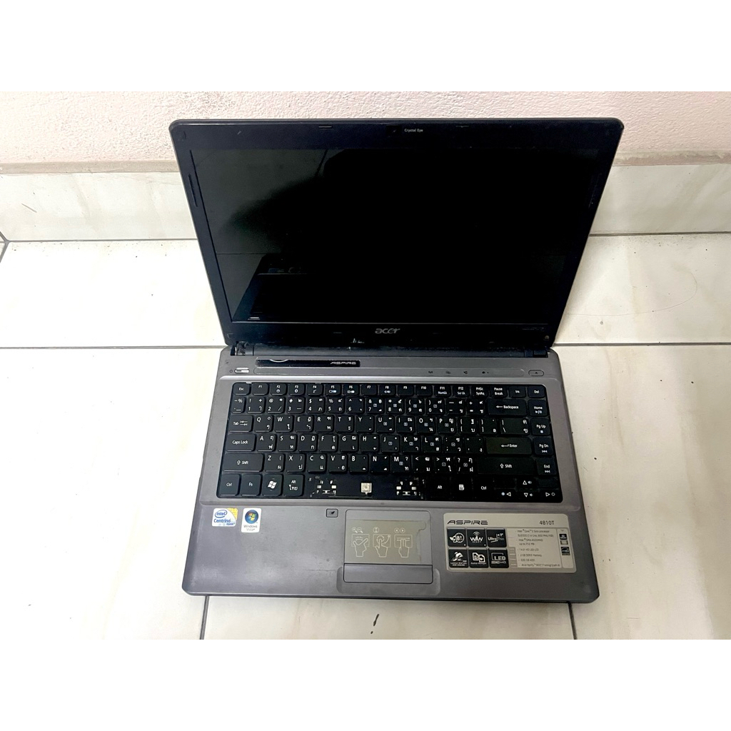 โน๊ตบุ๊ค Acer aspire 4810t มือสอง