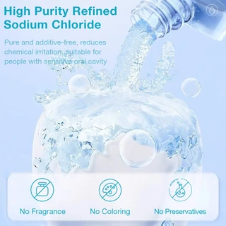 Airuidu CM45 Concentrated Oral Salt น้ำยาบ้วนปากเกลือทางการแพทย์ โซเดียมคลอไรด์บริสุทธิ์สูง สูตรฆ่าเชื้อ 4.5 กรัม 10 ซอง