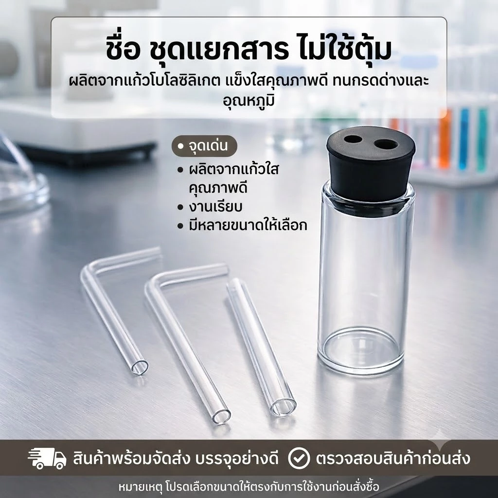 🔥【ส่งด่วนวันทำการ】 ได้ครบตามรูป ชุดแยกสาร (ไม่ใช้ตุ้ม) อุปกรณ์วิทยาศาสตร์ diy สำหรับแยกสาร