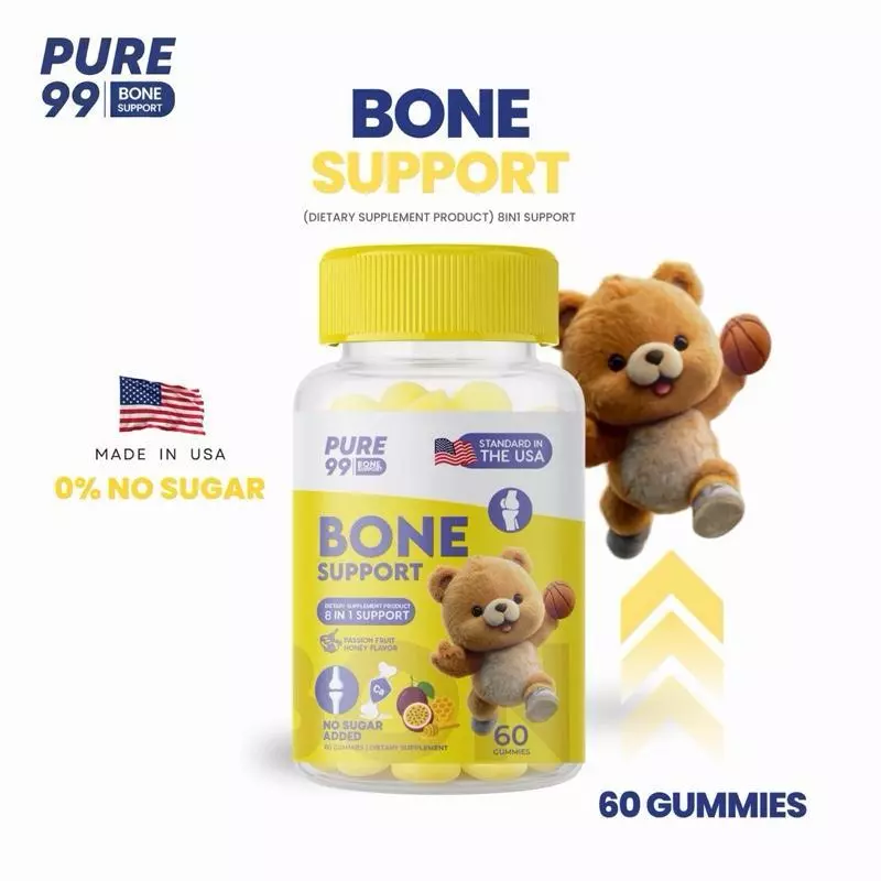 Pure99 Calcium D3K2 Gummy (60 ชิ้น)