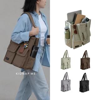 กระเป๋าผ้าร่ม สะพายไหล่ กันละอองน้ำ หนานุ่ม เบา ใส่ของ Laptop iPad Tablet FINDER PLUS+ BAG KIDNAP ME.