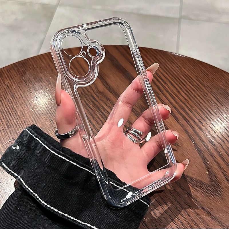เคสมือถือ TPU แบบใส Transparent เคสใส Clear Case for 17promax/16/15/14/13promax/12pro/16/15/11