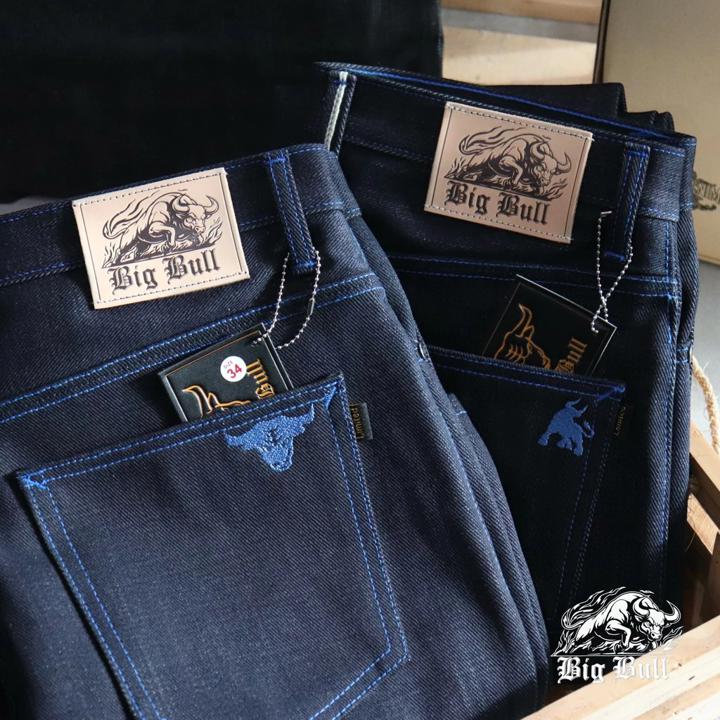 กางเกง BIG BULL BLACK TAGS 5 ผ้า 23 oz