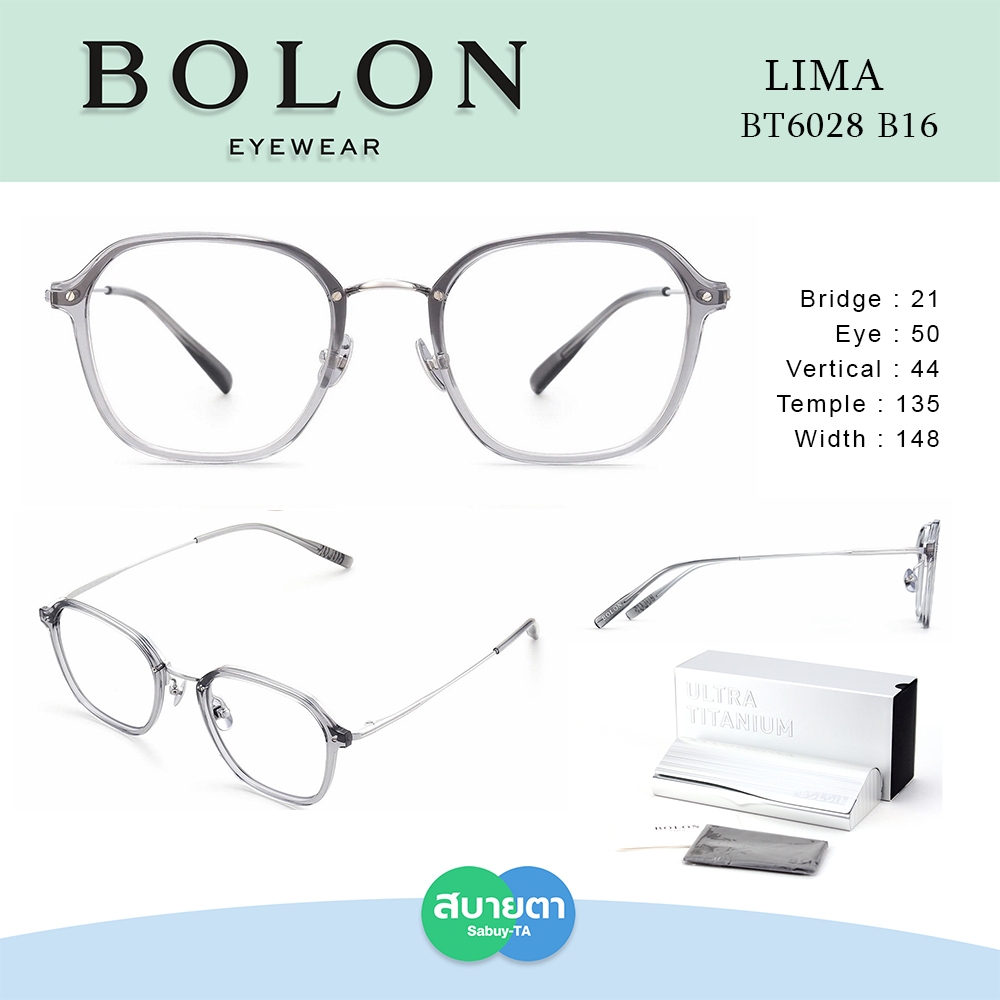 กรอบแว่น Bolon BT6028 B16 TITANIUM