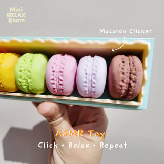 🍬Macaron ASMR Clicker ของเล่นคลายเครียด Fidget Toy เสียง Clicky กดเพลิน ของสะสม ของขวัญ ขนมจิ๋วสุดน่ารัก