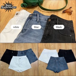 (พร้อมส่ง)denim skirt กระโปรงกางเกงยีนส์ มีซับใน