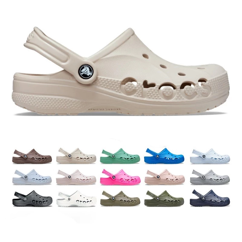Crocs Baya Classic Clogs รองเท้าแตะผู้ชายผู้หญิง เบา กันลื่น ใส่สบาย สำหรับใส่ในบ้าน กลางแจ้ง และชายหาด
