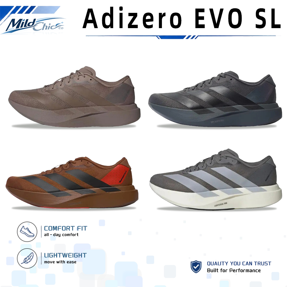 ของแท้ 100%✅ Adizero EVO SL รองเท้าวิ่ง KJ1439/KJ8809/JS4489/KJ1364
