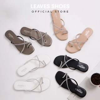 LEAVESSHOES รองเท้าสวมแฟชั่น รองเท้าแตะผู้หญิง รุ่น COTTAGE