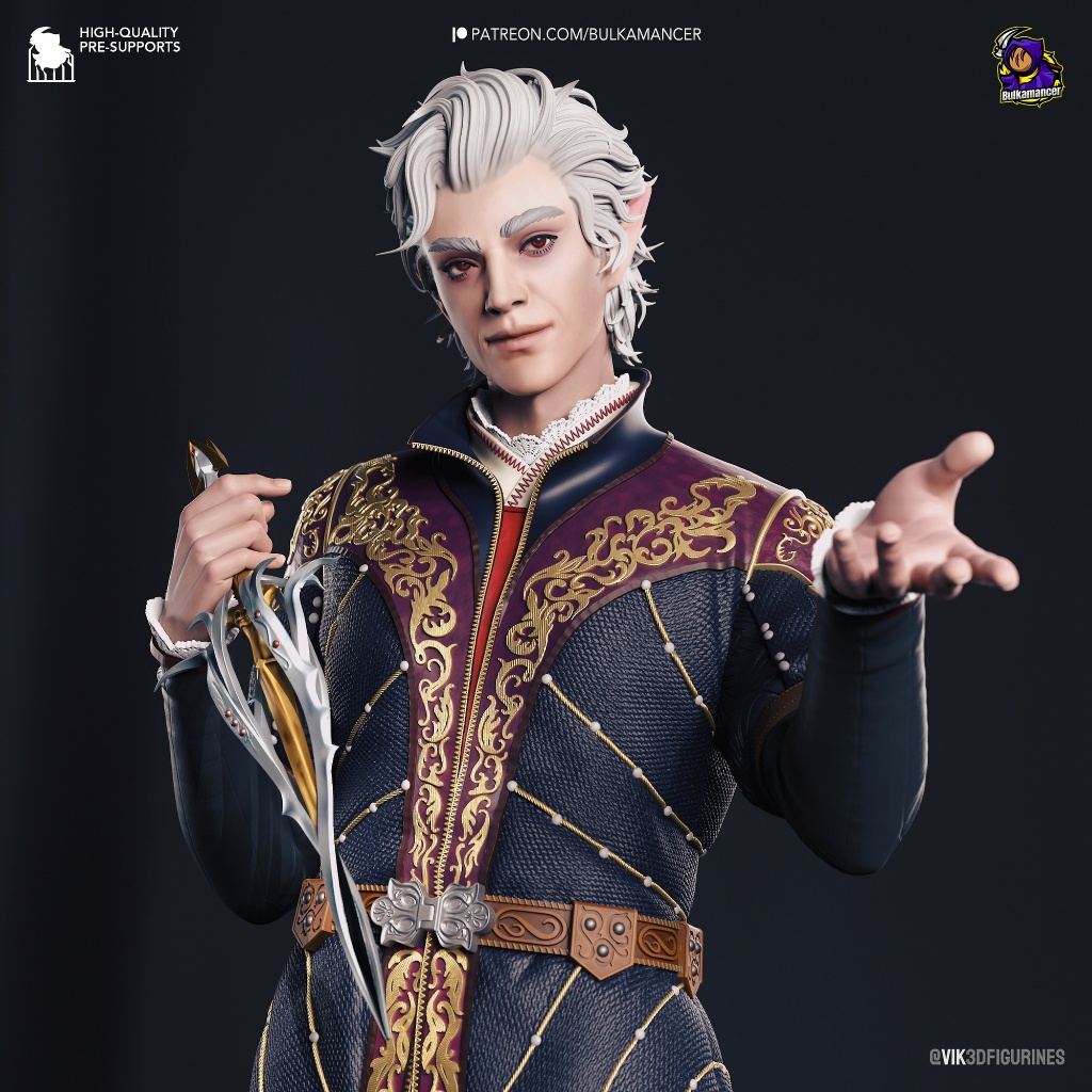 Astarion : Model Figure Resin โมเดล ผลิตตามสั่ง DnD