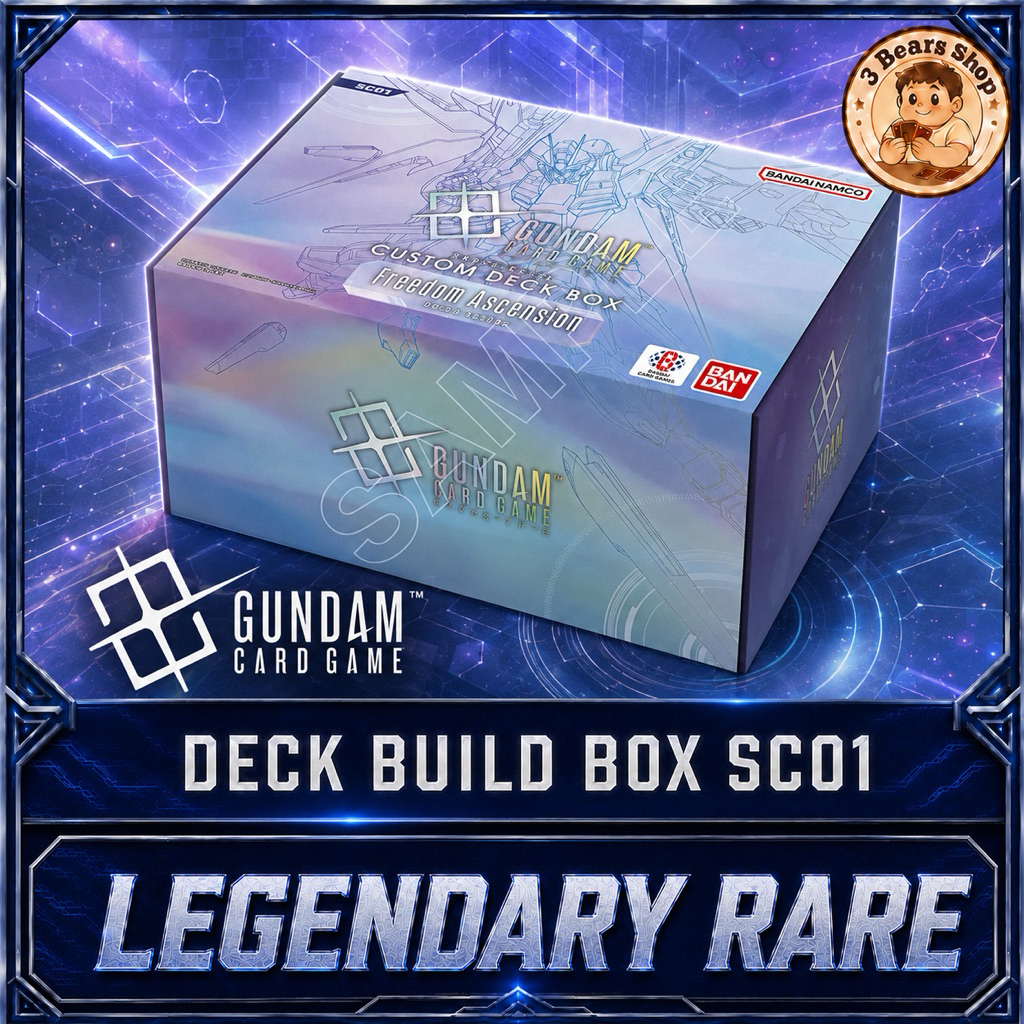 [Gundam Card Game] SC01 : Deck build Box Freedom Ascension การ์ด Legendary Rare แบบไม่ฟอล์ย | LR | การ์ดเกมกันดั้ม