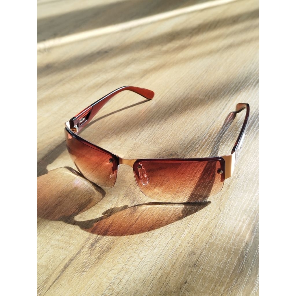 แว่นกันแดดแฟชั่น UV400 ทรงวงรี สีน้ำตาล STARJUR SJ-06